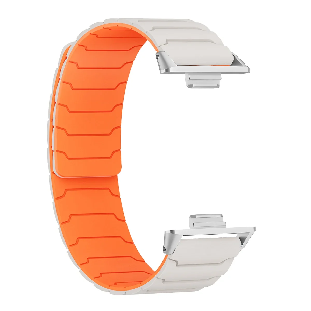 ตัวเลือกสินค้า สายซิลิโคนแม่เหล็กสำหรับ Mi Band 9 Pro 8 Pro รัดข้อมือระบายอากาศได้