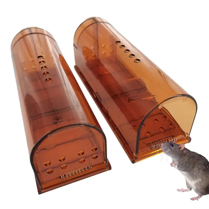 

2 PCS Humanized Mouse Trap Catch And Release Mouse Trap Mouse Pet Safe Best Indoor Or Outdoor Rat Cage