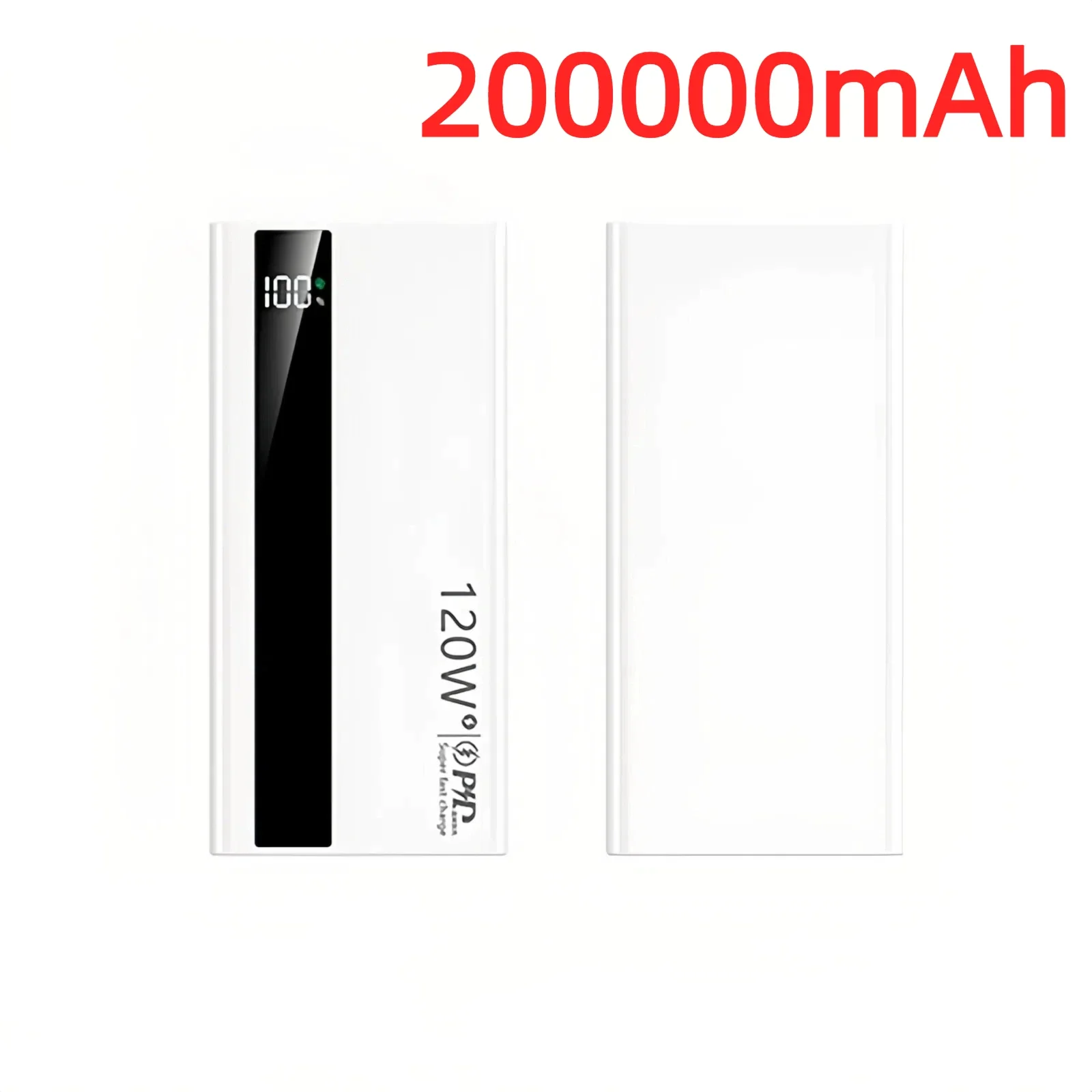 White 200000mAh