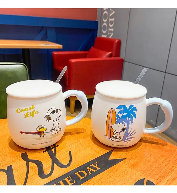 Peanuts Snoopy Japan Mug Cups with 3D Silicon Cup Cover – Object