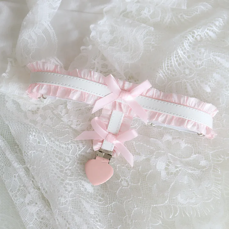 Cosplay maid girl pink lace leather leg ring gothic bow thigh ring Garter belts Lolita accessories - AliExpress 200000532 Cosplay maid girl pink lace leather leg ring gothic bow thigh ring Garter belts Lolita accessories - AliExpress 200000532