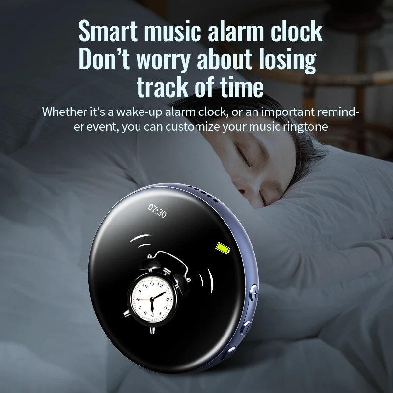 Mini Pocket Hifi MP3 Reproductor De Musica Walkman Smart Timming Recorder Alarm Clock Support FM E-book Headset Multi-language