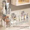 Bathroom Storage Rack Water Ripple Wall Mounted Non Perforated Suction Cup Storage Basket For Home Storage Products 2