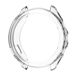 Transparent TPU Protective Case Cover for Smart Watch - Soft Silicone Bumper Protector Shell Accessories (Clear)