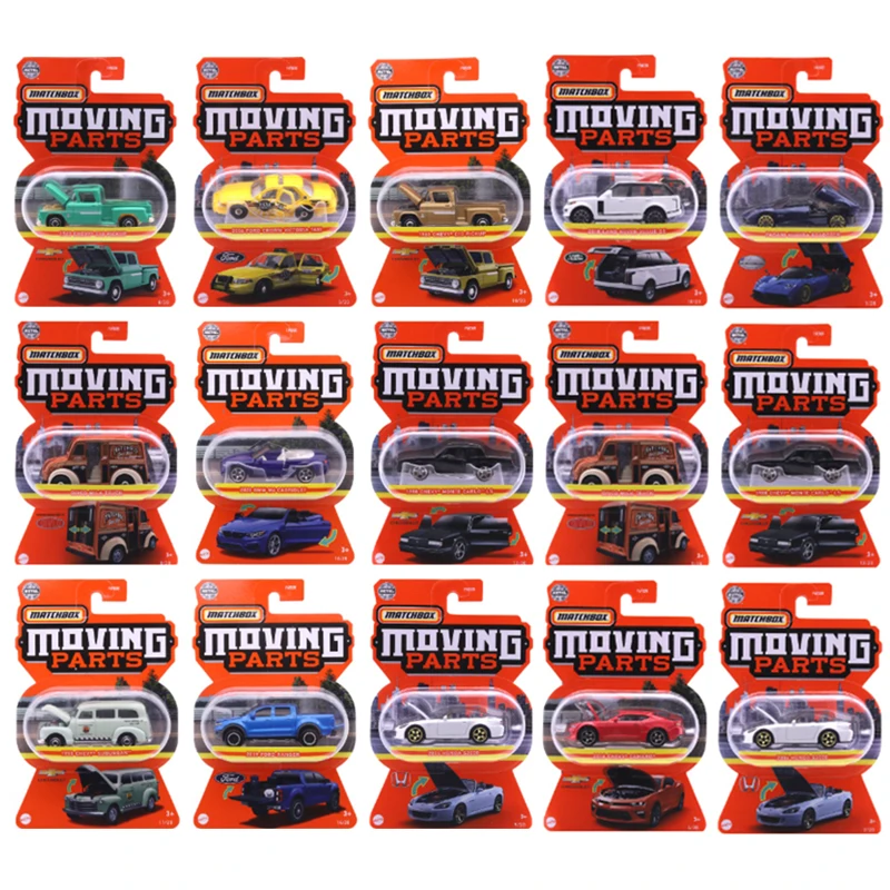 2020 2021 Matchbox Moving Parts Ford Pickup Nissan Xterra Chevy Camaro Divco Milk Truck 1:64 Metal Diecast Model Car Toy FWD28 |