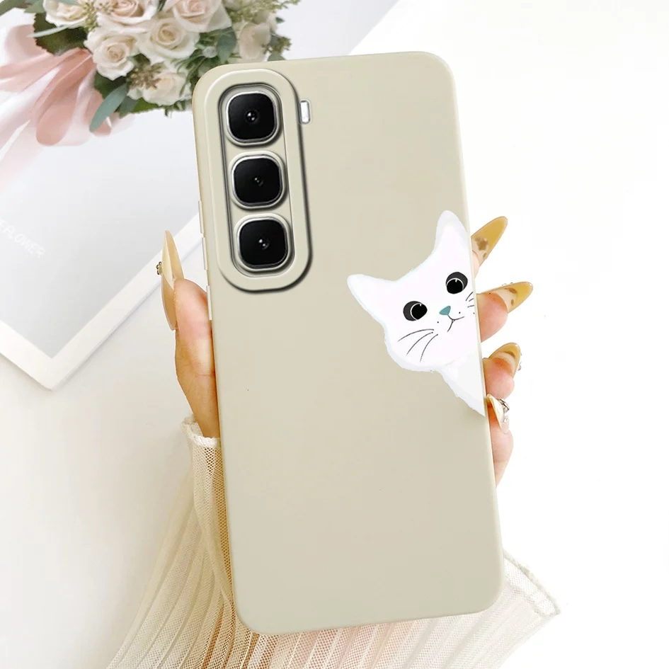 Cute Cartoon Candy Color Anti-Slip Silicone Phone Case with Lens Protection