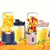 Juicer Cup + Portable Outdoor Cup, Dual Cups, Detachable, Easy To Clean, For Making Fine Juice, Fruit Blender, Beverage Maker, Suitable For Home, Outdoor Travel, Office, USB Charging, Portable Blender, Juice Mixer - Perfect Gift For
