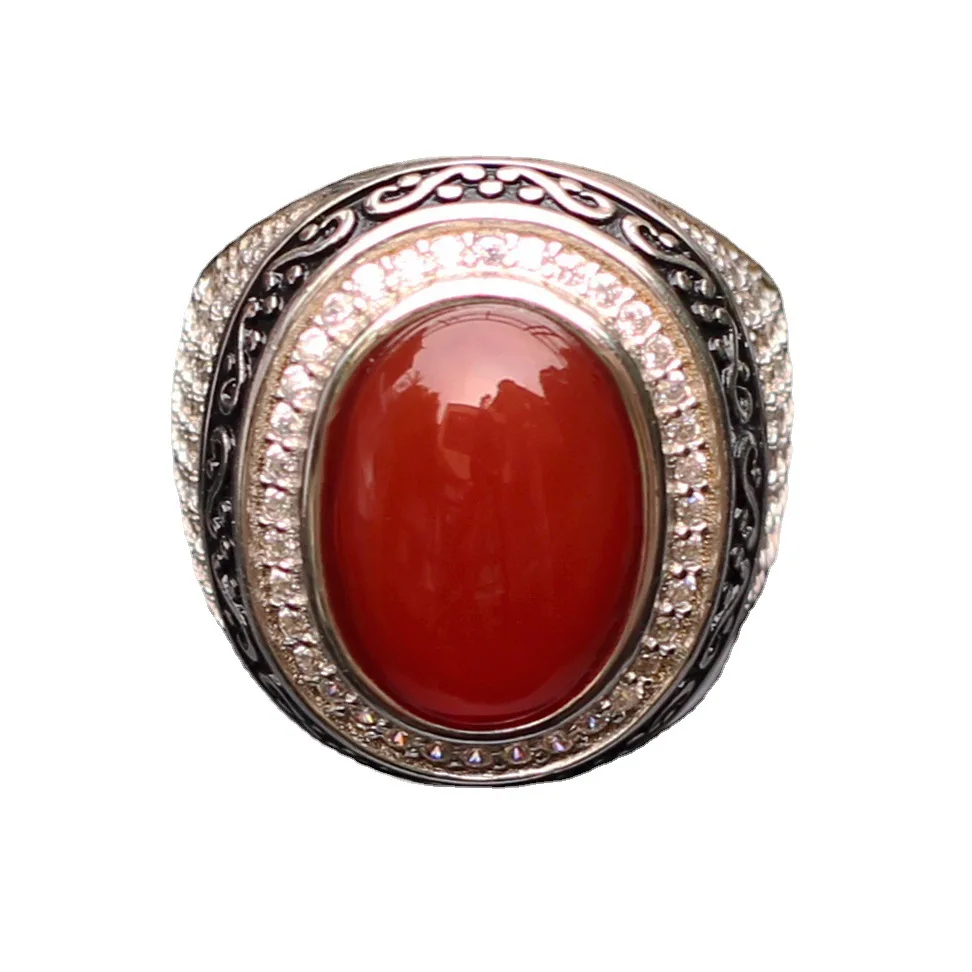 BIG HAND silver925×k18×coral×Ruby BIG HAND silver925×k18×coral×Ruby BIG HAND silver925×k18×coral