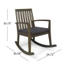 MONTROSE ROCKING CHAIR GRAY 4