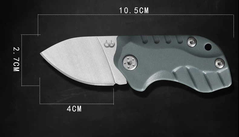 Description Picture 2 of itemMini Folding Knife Stainless Steel Fruit Knife EDC Express Cut Box Portable Tool Carry On Keychain Knives Gift