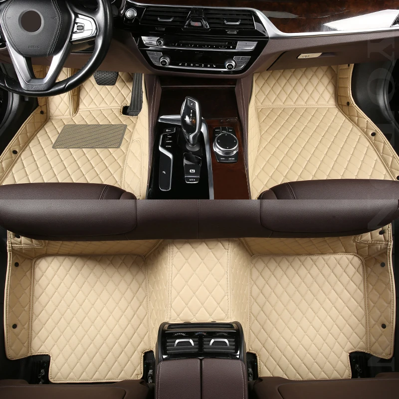 

YOTONWAN Custom Leather Car Foor Mat 100％ For Genesis GV70 GV80 GV90 Waterproof And Wear-resistant Auto Accessories Car-Styling