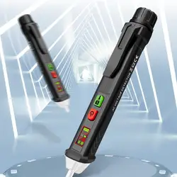 Stylo de Test électrique sans Contact, testeur de tension réglable, détecteur à piles, compteur avec indicateur LED 