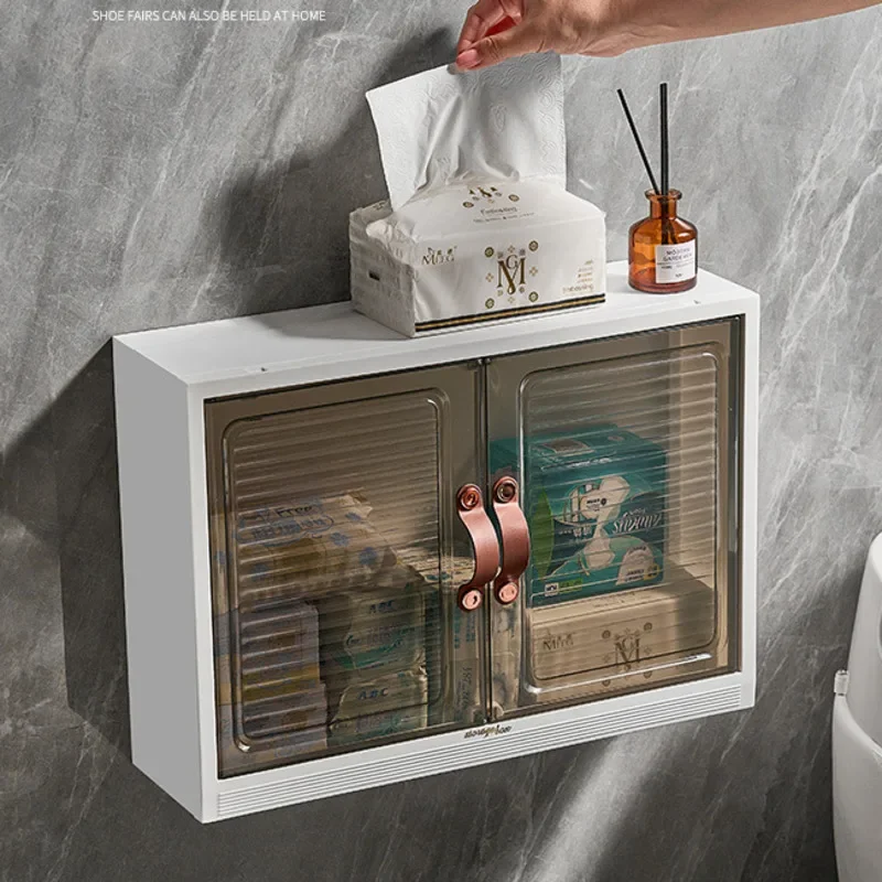 

Красивый водонепроницаемый влагостойкий настенный контейнер для хранения в ванной комнате