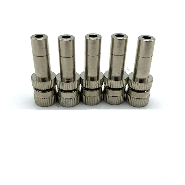 6 Mm-Es Alacsony Nyomású Párás Fúvókák 0,1/0,15/0,2/0,3/0,4/0,5/0,6 Mm Finomanizálás Permetező Hűtő Öntözési Tereprendezés