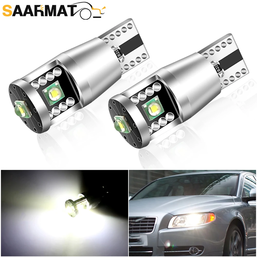 2Pcs Ha Condotto La Luce Di Liquidazione T10 W5W 168 194 2825 Lampada Per Porsche 911 996 997 Boxster 986 987 Cayenne 9Pa