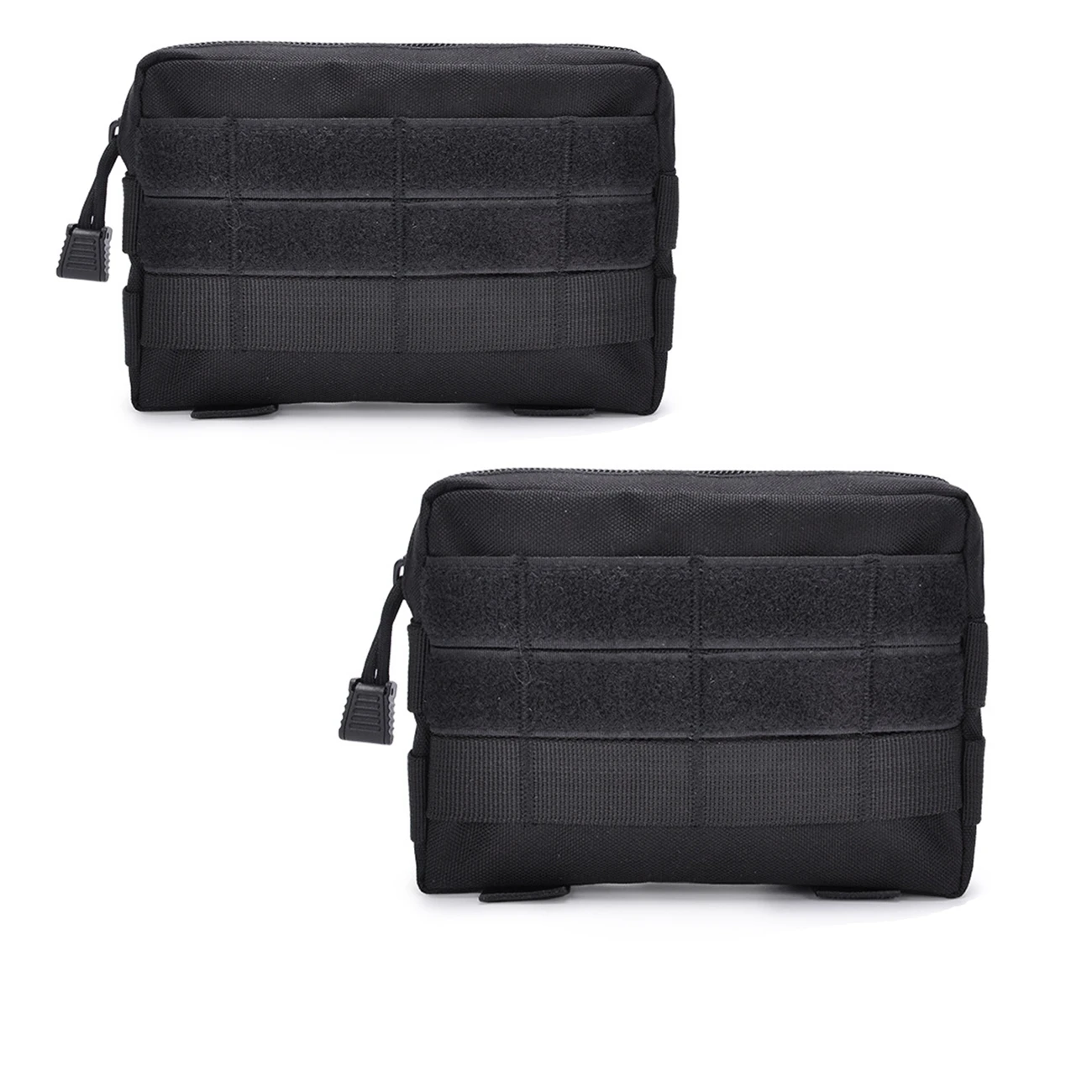 

2PCS/Set Tactical Compact Water-Resistant Tactical Molle Pouches Utility Gadget Gear EDC Pouch Hunting Bag Accesses