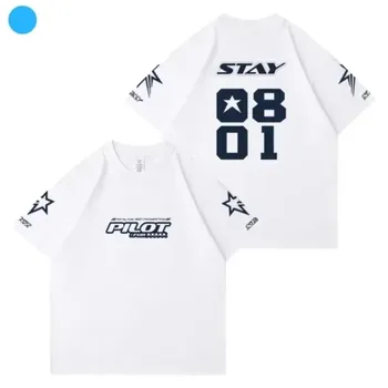 2025 Trend Kpop Stray T Shirts SKZ Men Women Cotton T-shirt Straykids Seungmin FELIX HYUNJIN JEONGIN MINHO Short Sleeve Shirt 1