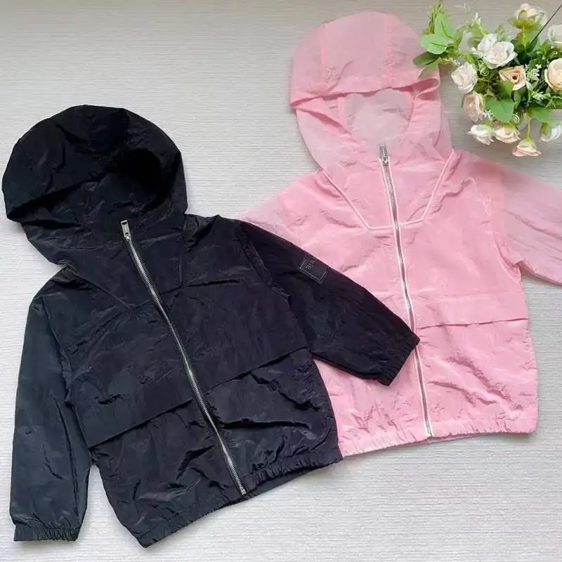 

Autumn Thin Jacket Coat for Girl&Boy Kids Clothing Classic Solid Coat Outfits Clothes Windbreaker for Children Outwear