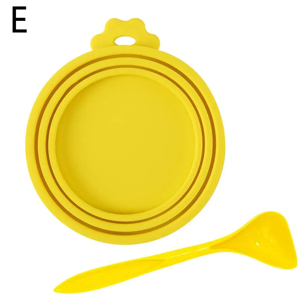 Silicone Canned Lid Sealed Feeders Food Can Lid For Puppy Dog Cat Storage Top Cap Reusable Cover Health Pet Daily Suppl I8N1
