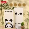 Kinber Cute Panda Coffee Cat Weekly Plan Blank Grid HandBook Girl Heart Record Dialy Schedule Planificador Semana Блокнот School 4