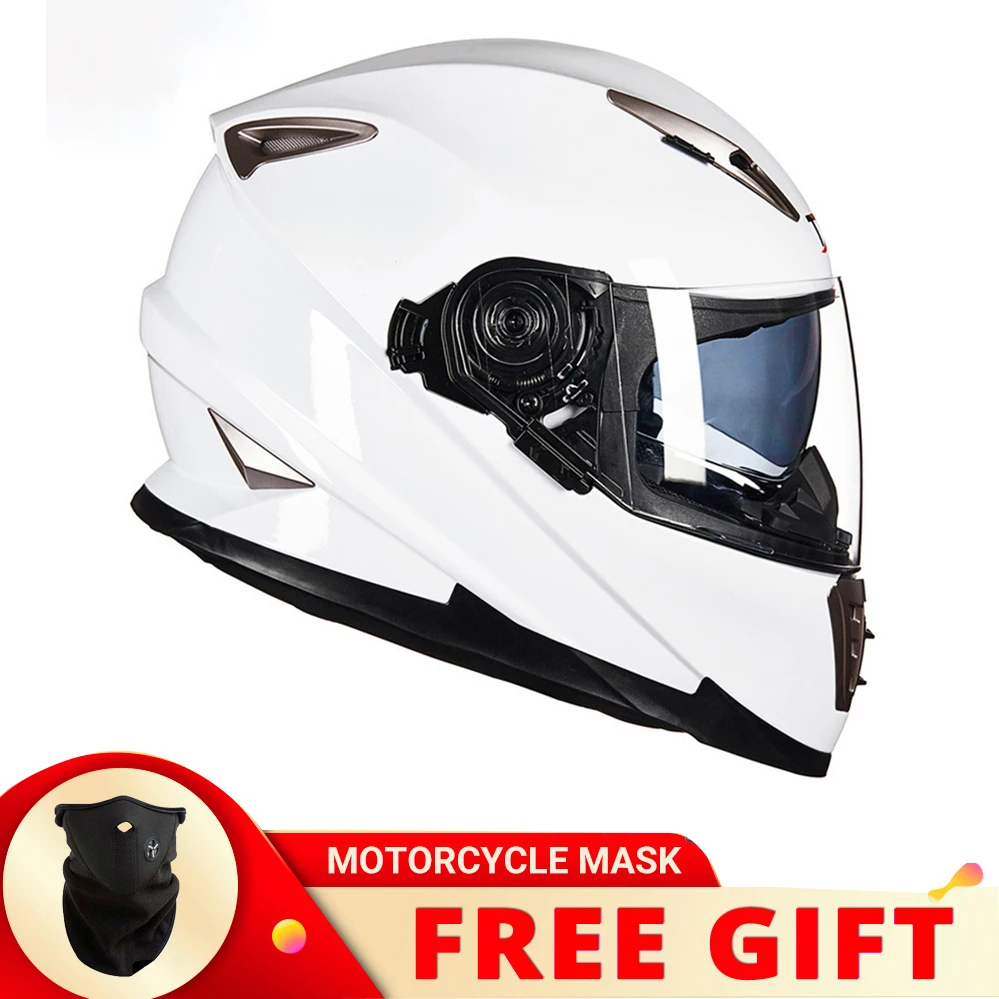 ���� ��� Ǯ ���̽� ���̽� ������� ��� Douyble ���� ���� �� ������ Casco Moto Man Women Safety Casque Moto Capacete