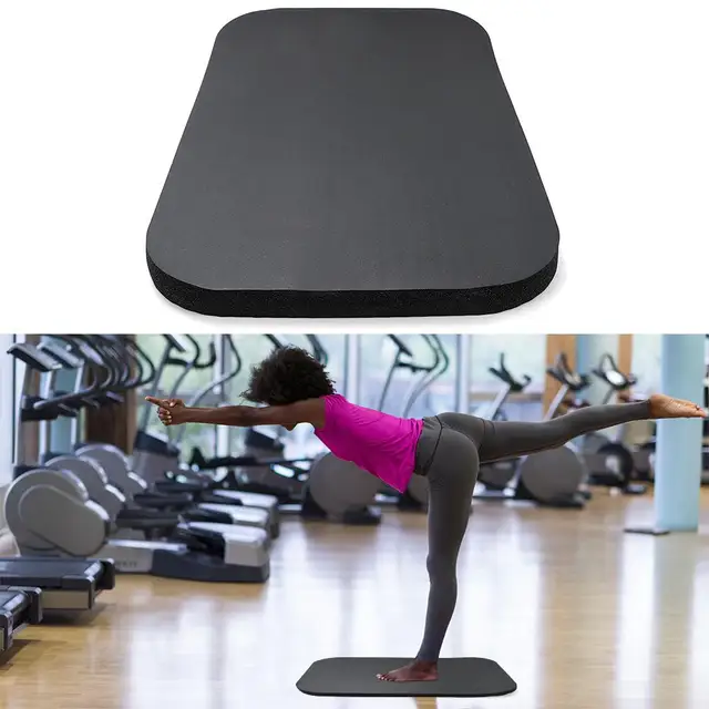 Yoga Knee Pad Accessories Pilates Support Foam Cushions Extra Padding Rectangle Floor Exercise Home Gym Anti Slip Wrist Elbow 3