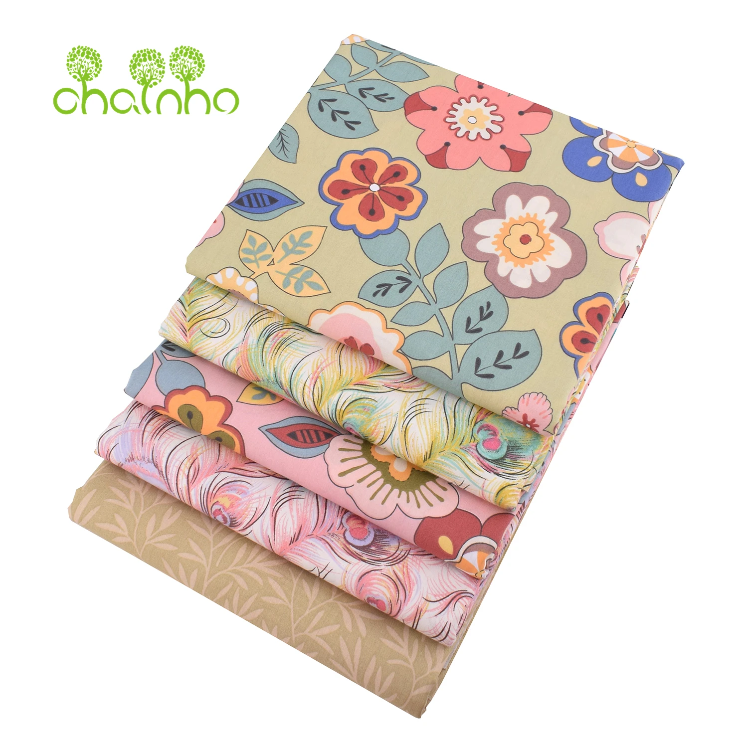 Chainho,Printed Twill Weave Cotton Fabric,DIY Quilting Sewing Material,Handmade Textile,Patchwork Cloth,Cartoon Series,25C17