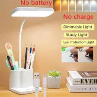 USB plug-in power Learning Dormitory Bedroom Bedside Reading Night Light LED Desk Lamp Eye Protection College Student Nightlight 1
