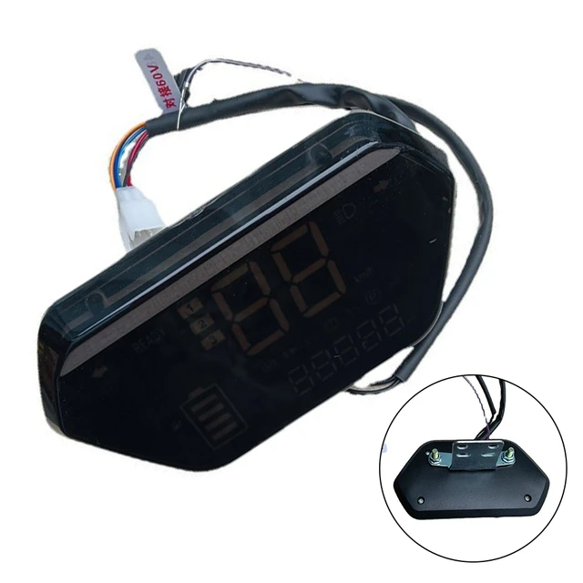 Achiza's 48V/60V/72V Digital LED Odometer Small Size Instrumental