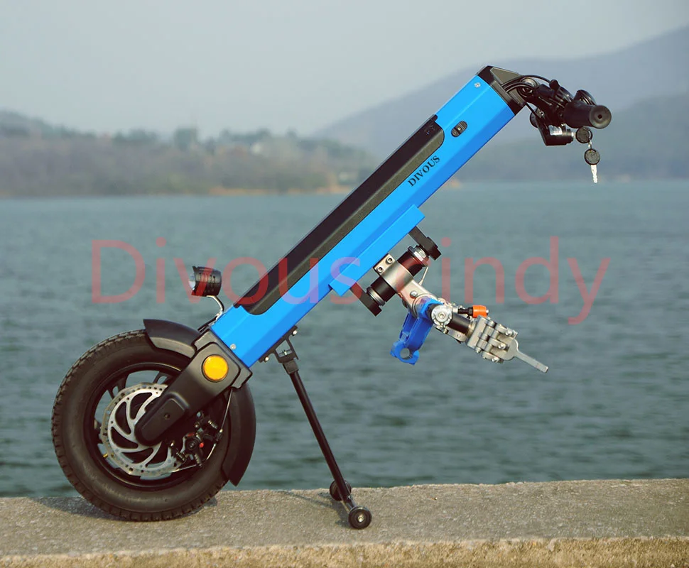 Handicapped Manual Wheelchair Aid Front Drive Electric Hand Carriage