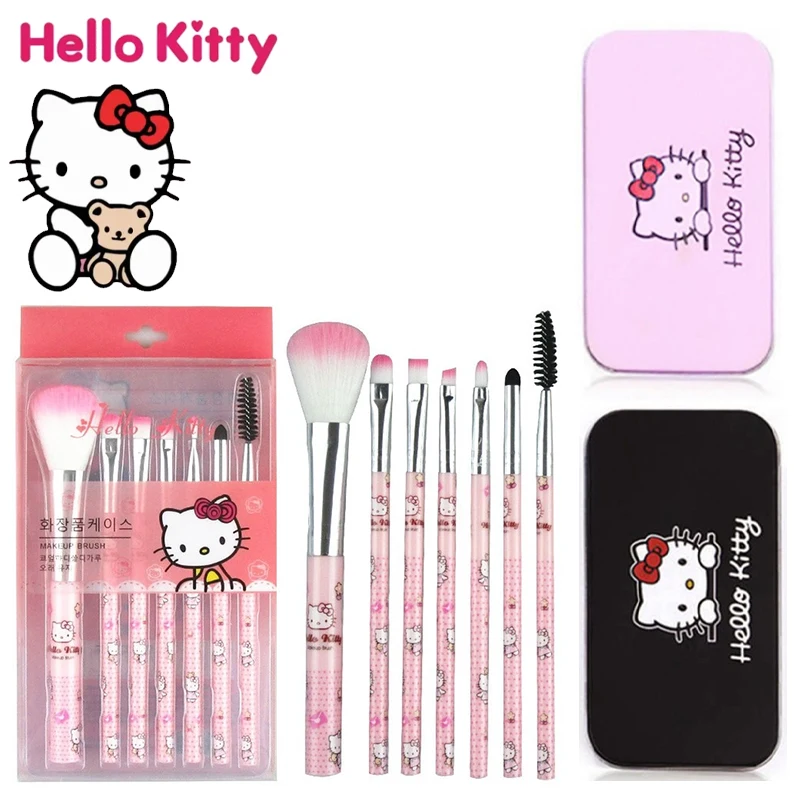 HelloKittyMakeupBrushSetFashionCuteBlushEyebrowLipEyeShadow