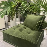Light Luxury High Quality Living Room Sofa Green Ergonomic Unusual Adults Couch Small Family Ergonomic Sofa Inflavel Furniture