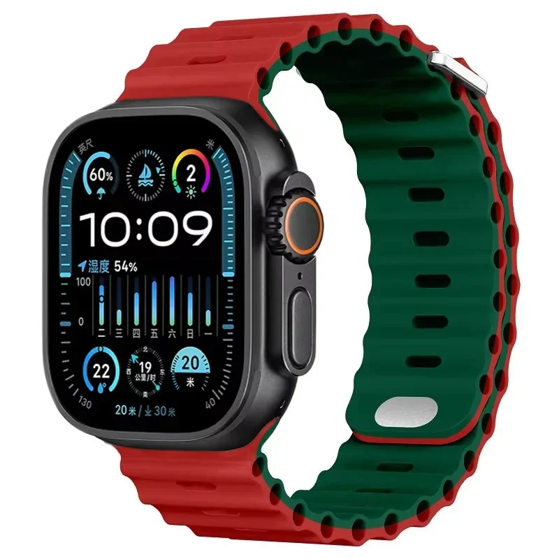 Ocean Soft Silicone Strap - Comfortable Watch Band in Multiple Sizes