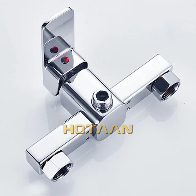 . Chrome ขัดเงาเสร็จสิ้นใหม่ติดผนังก๊อกน้ําห้องน้ําอ่างอาบน้ํามือถือ TAP ก๊อกน้ํา YT-5336 3