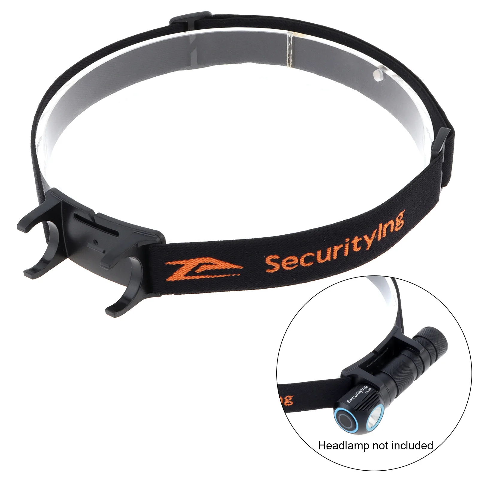 SecurityIng Portable LED Flashlights Headlight Bracket, Flashlight Head Lamp, Torch Holder/Headlamp Strip, Torches Accessories Tool, flashlight holder