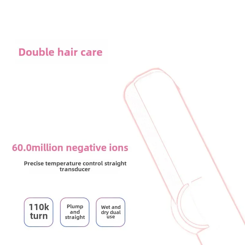 HT01 Hair Straightener Airstrait Hair Straightener Dryer 2-in-1  מסלסלי שיער  مكاوي تجعيد الشعر  Escova Modeladora Cabelo 4