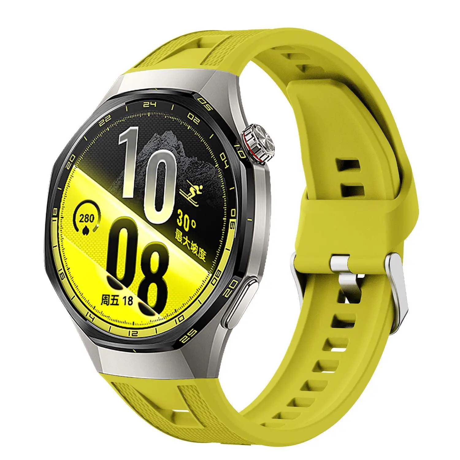 Premium Silicone Sports Band - 22mm Watch Strap Bracelet Accessory