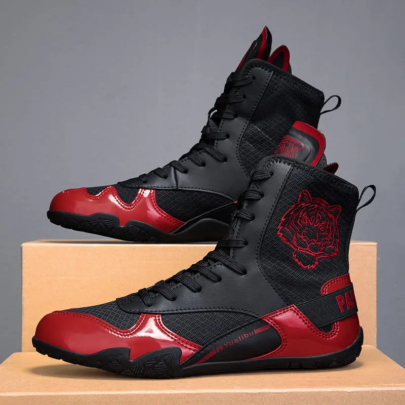Hot Sale Wrestling Shoes Unisex Indoor Large Size Boxing Boots Men's Women's Quality Boxing Fighting Boots