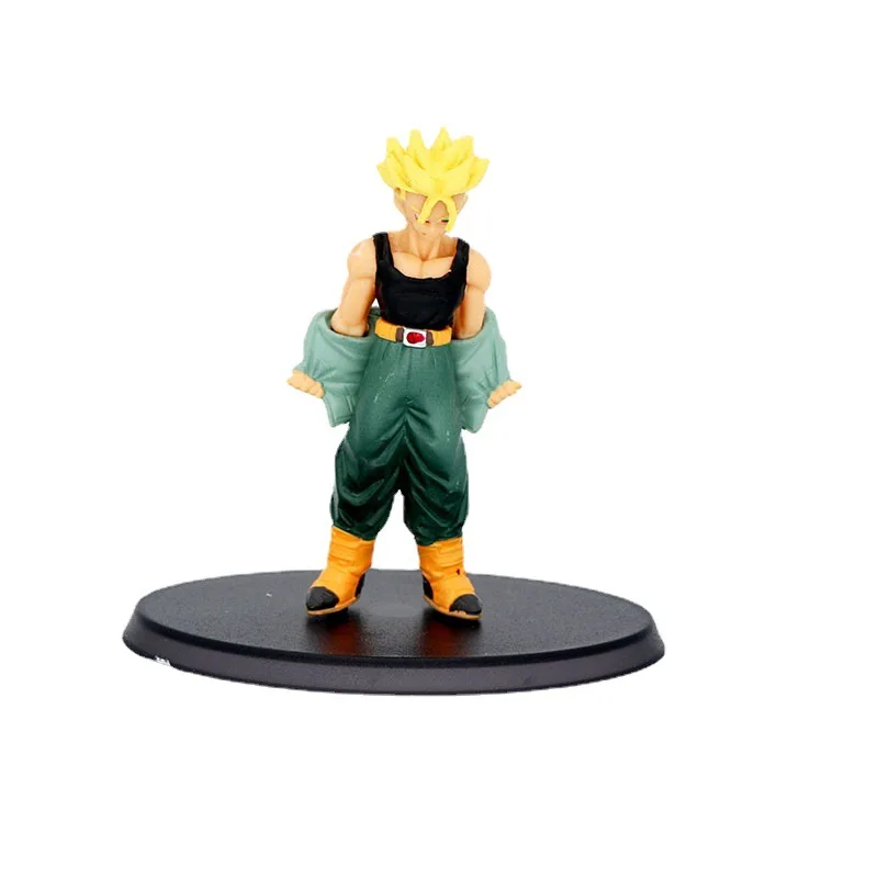 Venda 6pcs 6-8cm dragon ball z trunks do anime figura de um super