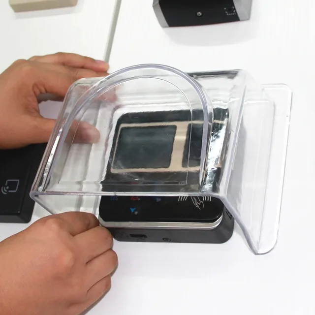 Plastic Anti Rain Cover Waterproof Shell Case Shelter for RFID Door Access Control Keypad Controller 4