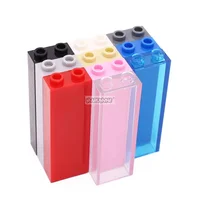 Marumine 1x2x5 Wall 10PCS MOC Bricks High Cube Parts 2454 46212 Compatible DIY Assembles Building Blocks Accessories Parts 2