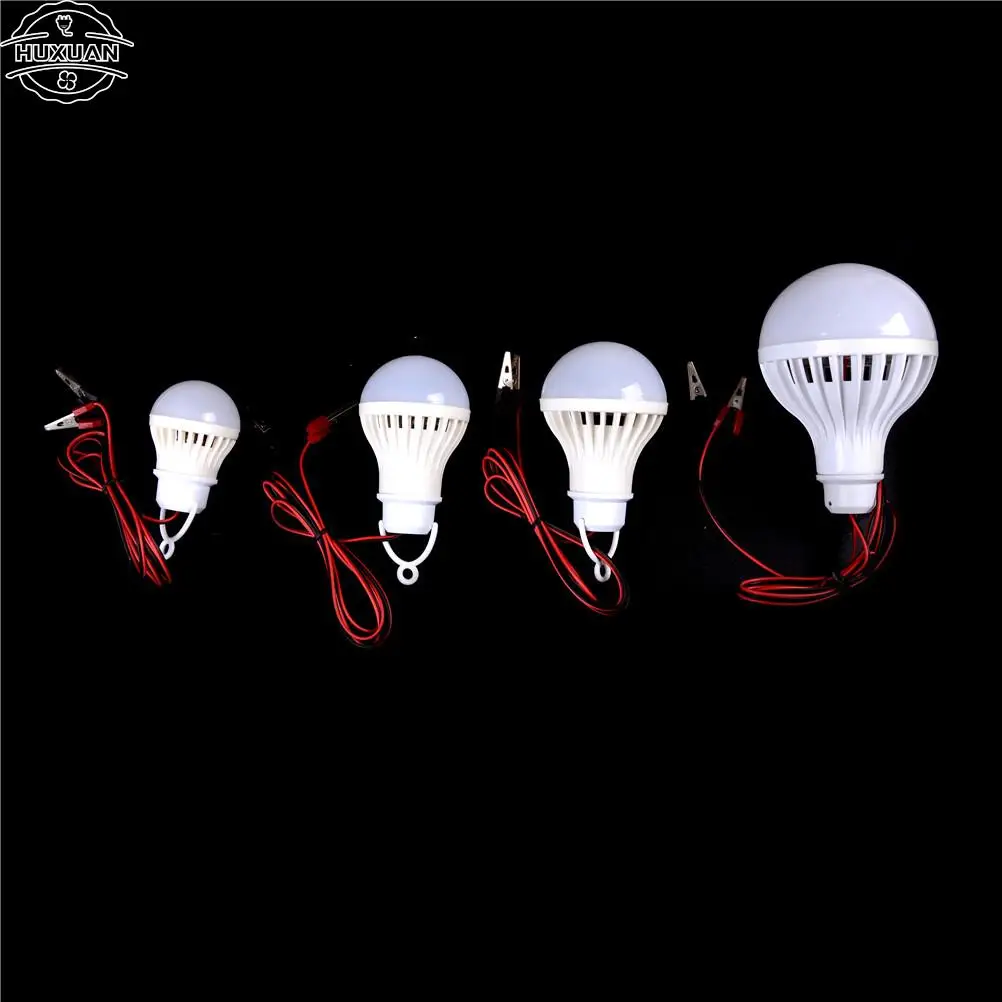 Lamp Dc 12V Portable Led Bulb 3W 5W 7W 9W 12W E27 White Outdoor Camp Tent Night Fishing Hanging Light Clip Wire Emergency Light кепка the north face ne3cn53k white label camp