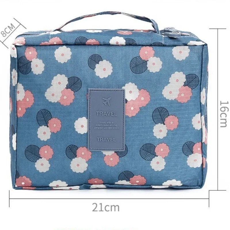 Portable 3 layers Makeup Organizer Bag Mesh Divider Cosmetic Cases  Waterproof Toiletries Pouch Travel Storage Tools  Wash Bag 6