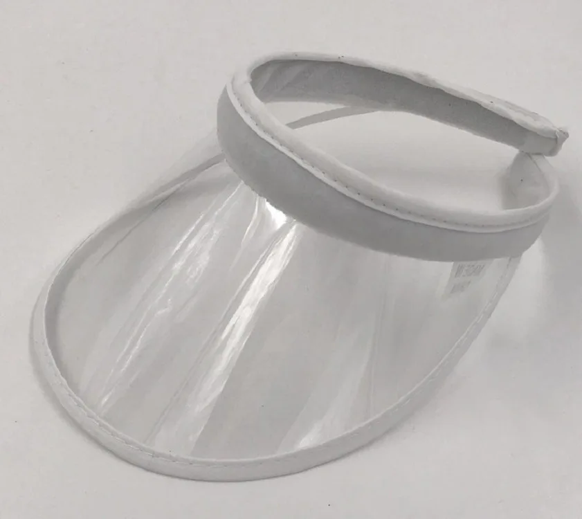 Neue Modische Sommer-Outdoor-Sportkappe mit Sonnenschutz, Unisex Transparenter Plastik-Visor-Hut, Bonbonfarbener PVC-Sonnenschutzhut mit UV-Schutz – Detail 10