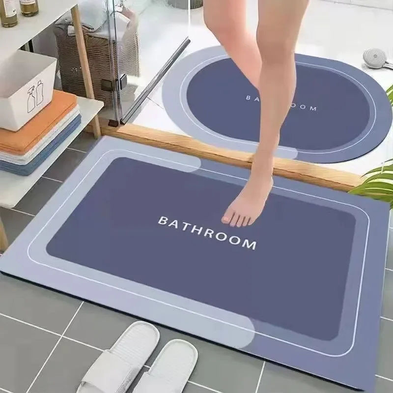 Floor Mat Bathroom Floor Mat Bathroom Mat Absorbent Bathroom Mat Kitchen Mat Bath Mat Anti Slip Mat Super Absorbent Non Slip Quick Drying
