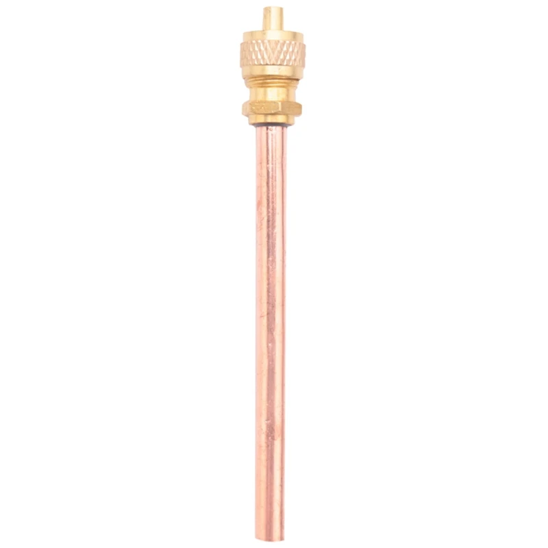 

80 Valve 1/4 Inch SAE X 1/4 Inch OD X 4 Inch Stem Core AC Refrigeration