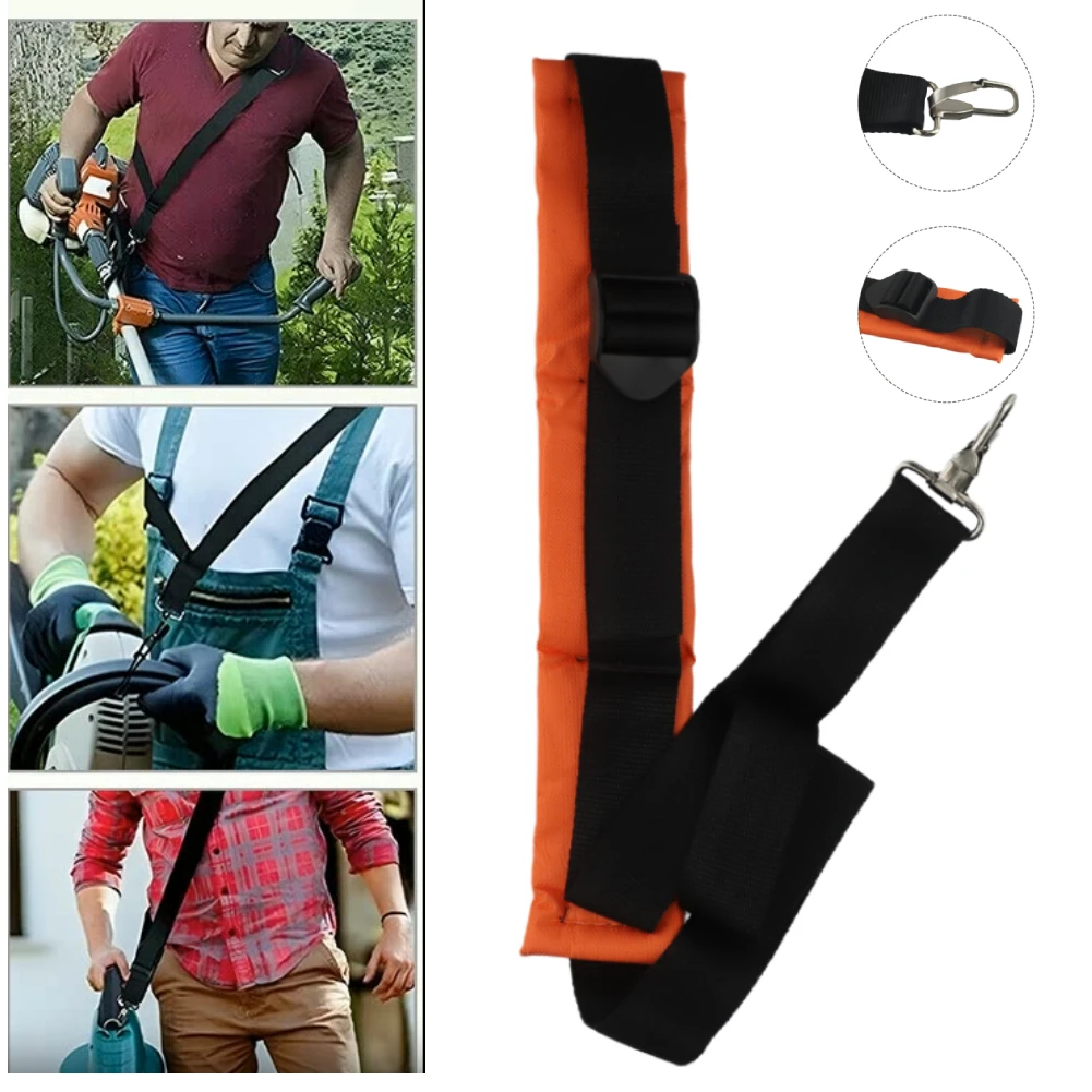 Verstellbarer Schultergurt, Geschirr, Laubbläser, Trimmer, atmungsaktives, angepasstes Schulterband für Freischneider und Trimmer, Garten