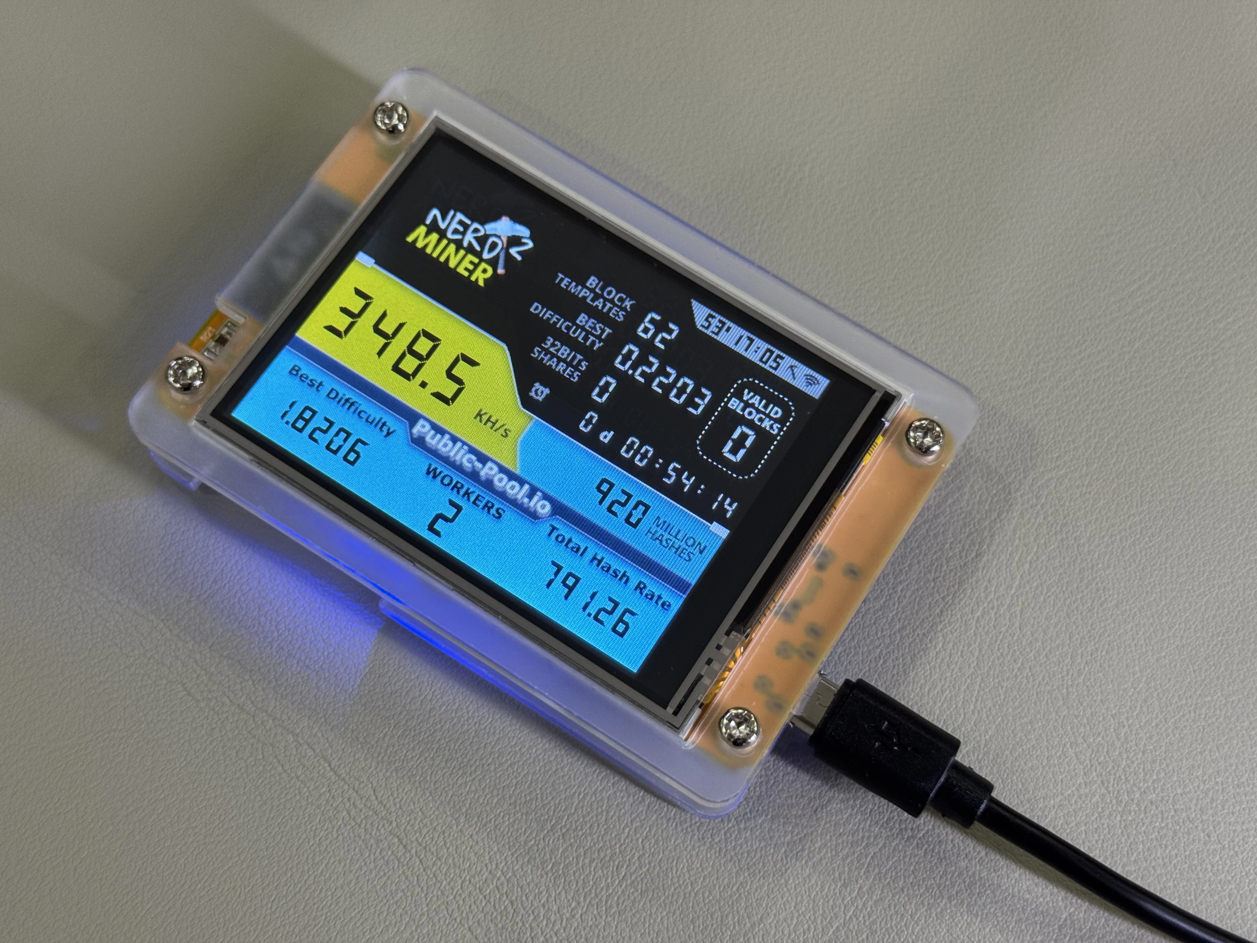 2026 NerdMiner V2 solo miner Bitcoin Mining Device – Minerador de BTC BSV  354K | Silent Crypto ASIC Miner with 2.4G WiFi - AliExpress