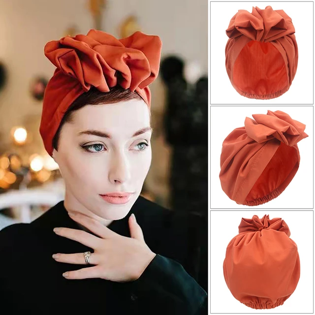 Chapeau Turban Fleur Pour Dames