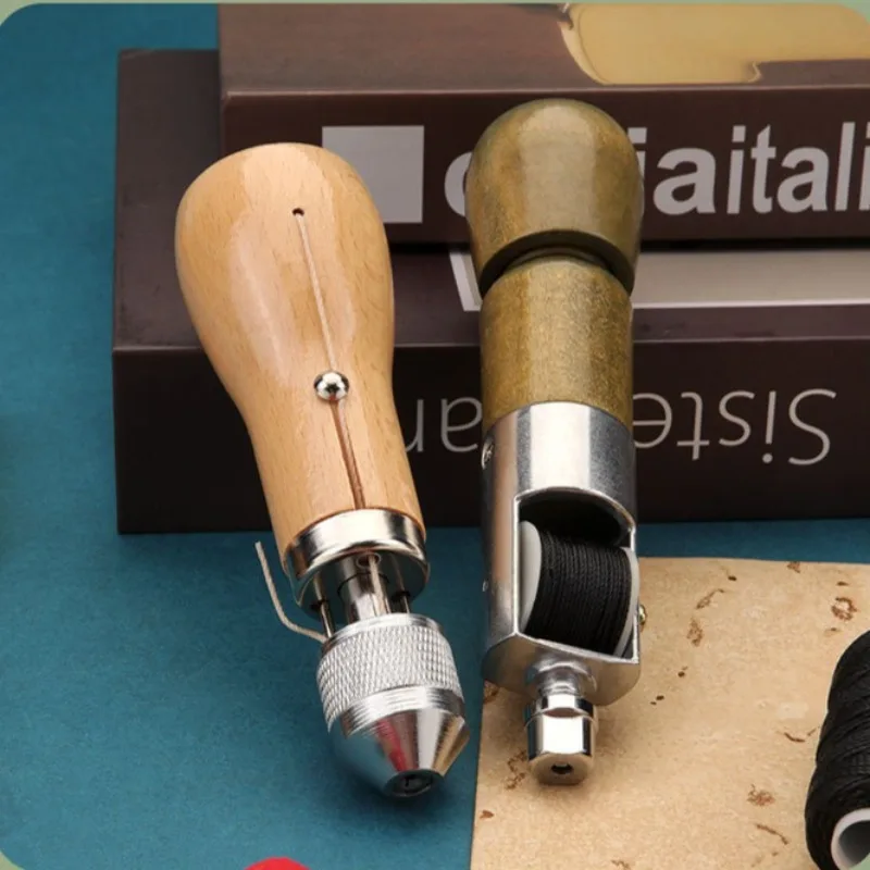 Durable Leather Sewing Awl Hand Stitcher Set 2